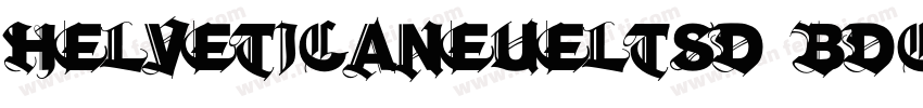 helveticaneueltsd bdcn字体转换